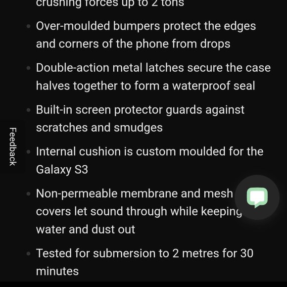 Brand New Phone Case - "OTTERBOX" ARMOR GS III  (Galaxy 3) - Picture 4 of 14